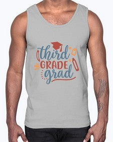 third grade grad 959#- third grade- Cotton Tank