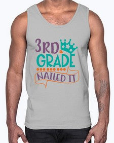third grade nailed it 969#- third grade- Cotton Tank