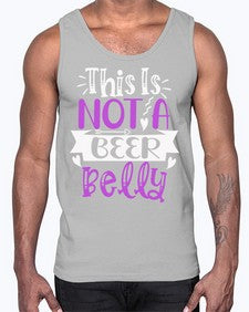 this is not a beer belly 1648#- beer- Cotton Tank