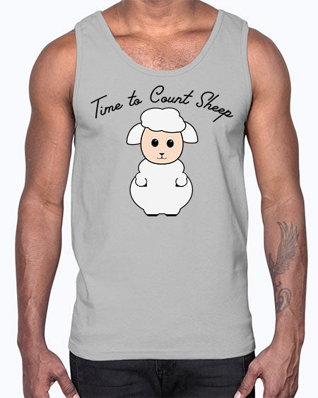time to count sheep- sheep- Cotton Tank