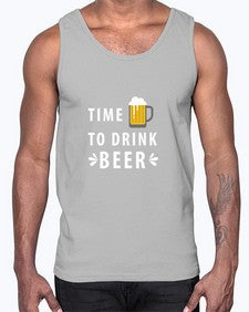 time to drink 1656#- beer- Cotton Tank