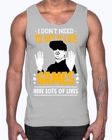 to get a life game 159#- video games- Cotton Tank