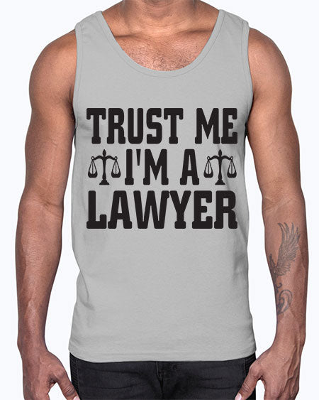 trust me im a lawyer 1590#- lawyer- Cotton Tank