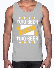 two beer or not two beer 1677#- beer- Cotton Tank