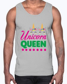 unicorn queen 481#- unicorn- Cotton Tank