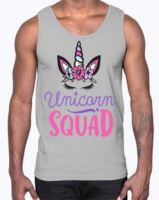 unicorn squad 493#- unicorn- Cotton Tank