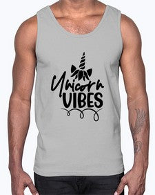 unicorn vibes 509#- unicorn- Cotton Tank