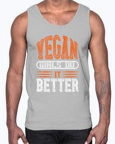 vegan girls do it better 452#- vegan- Cotton Tank