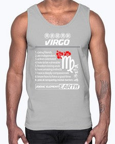 virgo 528#- virgo- Cotton Tank