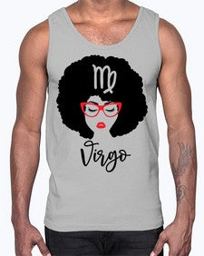 virgo 543#- virgo- Cotton Tank