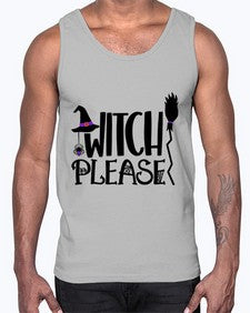 witch please 14#- witch- Cotton Tank