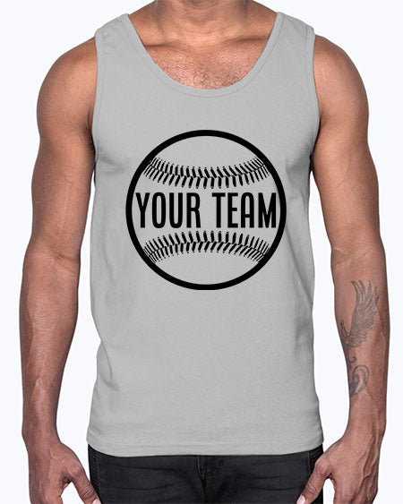 your team 2270#- softball- Cotton Tank