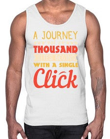 A journey of a thousand sites begins with a single click 79#- internet- Cotton Tank