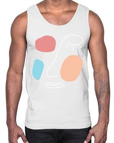 Abstract Shape 201#- art pop art- Cotton Tank