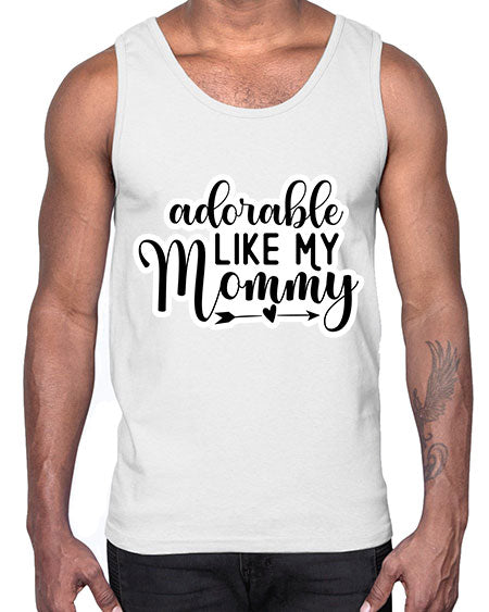 Adorable Like My Mommy 269#- baby- Cotton Tank