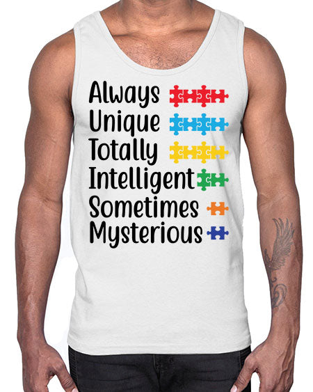 Always Unique Style 42#- autism- Cotton Tank