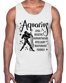 Aquarius 64#- aquarius- Cotton Tank