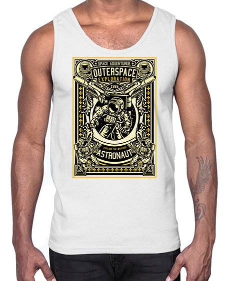 Astronaut Outerspace Exploration 36#- space- Cotton Tank