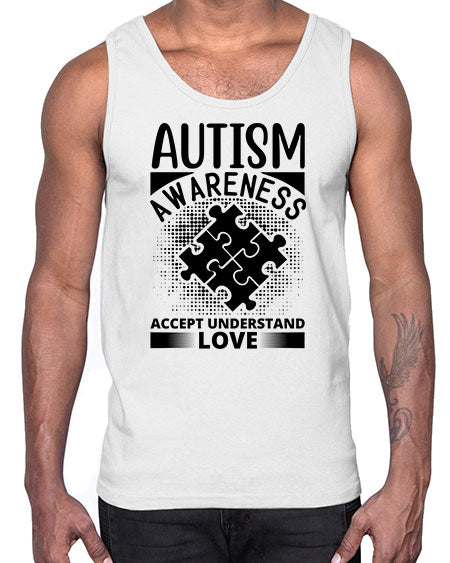 Autism awareness 01#- autism- Cotton Tank