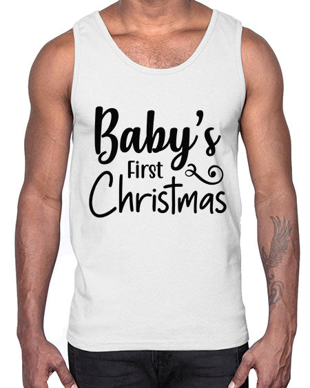 Babys First Christmas 277#- baby- Cotton Tank