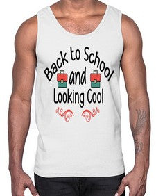 Back to School and Looking Cool 17#- general school- Cotton Tank