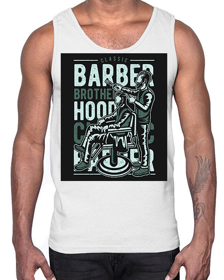 Barber Brotherhood587#- barber- Cotton Tank