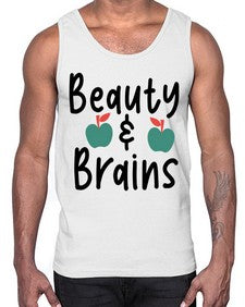 Beauty and Brains 18#- general school- Cotton Tank