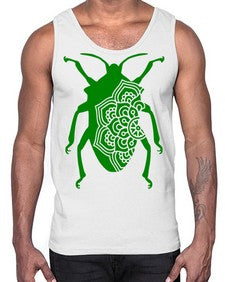 BeetleMandala 255#- mandala- Cotton Tank
