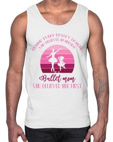 Behind every ballet dancer is ballet 81#- ballet- Cotton Tank