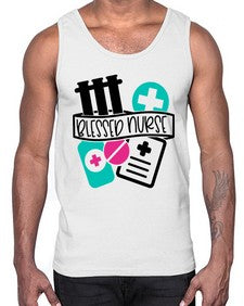 Blessed Nurse Style Style 627#- nurse- Cotton Tank