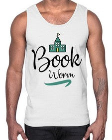 Book Worm 26#- librarian- Cotton Tank