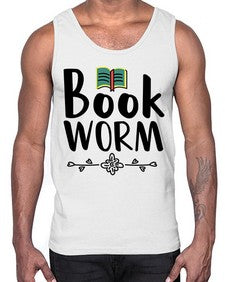 Book Worm 27#- librarian- Cotton Tank
