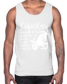 Capricorn 186#- capricorn- Cotton Tank