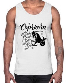 Capricorn 188#- capricorn- Cotton Tank