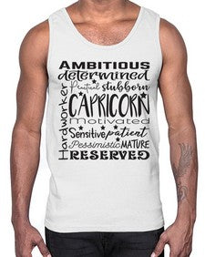Capricorn 566#- capricorn- Cotton Tank