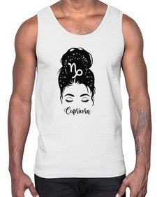 Capricorn Woman- capricorn- Cotton Tank