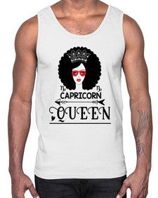 Capricorn queen 197#- capricorn- Cotton Tank