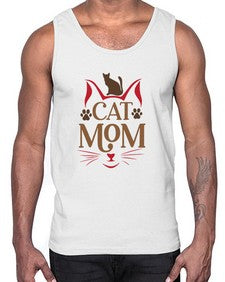 Cat Mom Style 6#- cats- Cotton Tank