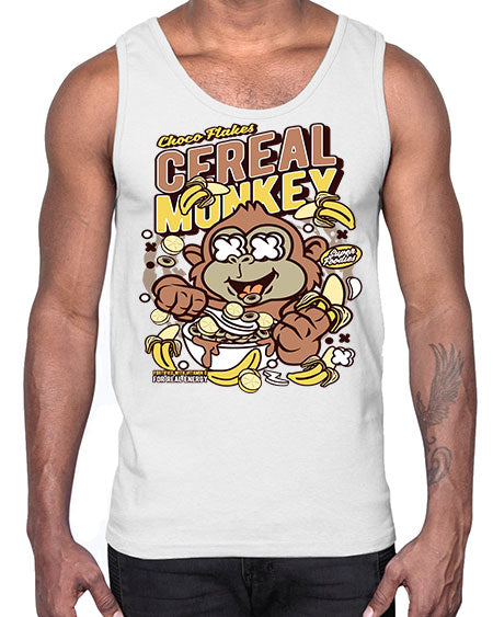 Cereal Monkey- monkey- Cotton Tank