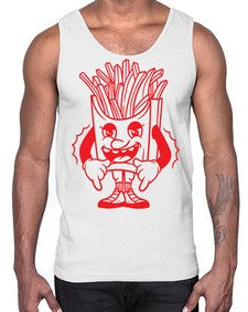 Charming friends 74#- cartoon food- Cotton Tank