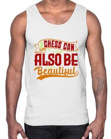 Chess can also be beautiful 65#- chess- Cotton Tank