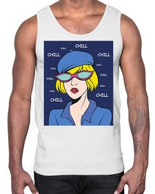 Chill 329#- art pop art- Cotton Tank