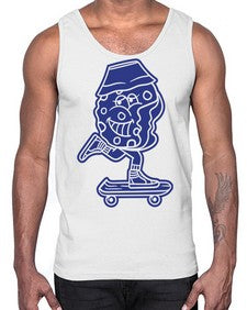 Cookies skating 75#- cartoon food- Cotton Tank