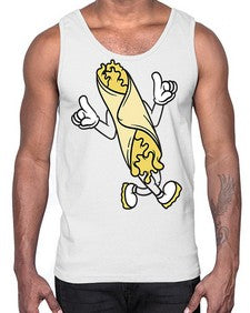 Cool kebab 76#- cartoon food- Cotton Tank