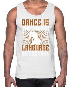 Dance is the hidden language of the soul 10#- dance2- Cotton Tank