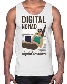 Digital Nomad Digital Creation 22#- internet- Cotton Tank