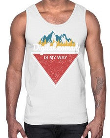 Digital Nomad is My Way 20#- internet- Cotton Tank