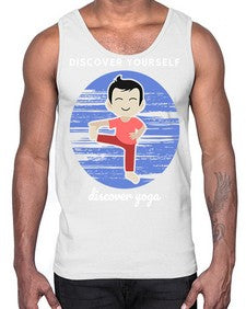 Discover Yourself Discover Yoga 199#- yoga- Cotton Tank