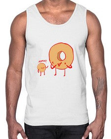Donuts 5#- cartoon food- Cotton Tank