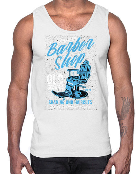 Downtown Barbershop730#- barber- Cotton Tank